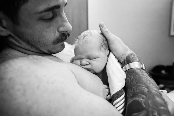 Prenatal education — a couple preparing for birth together